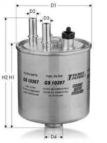 TECNECO FILTERS gs10397 -  Топливный фильтр